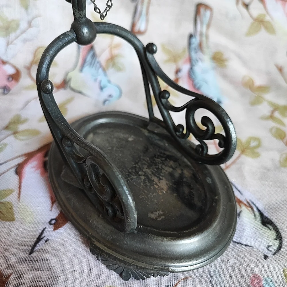 Victorian Cherub Wine Bottle Holder  Vintage Home Decor Vase Conversation Piece